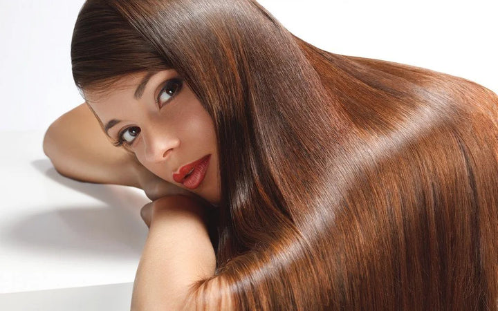 lady with long brown hair