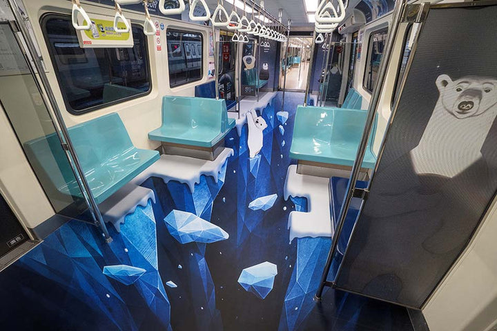 Zero Carbon Brand O’right Connects Taiwan to the World with Taipei Metro 3D Artwork