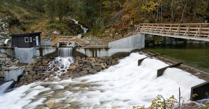 natural scenary of a waterfall