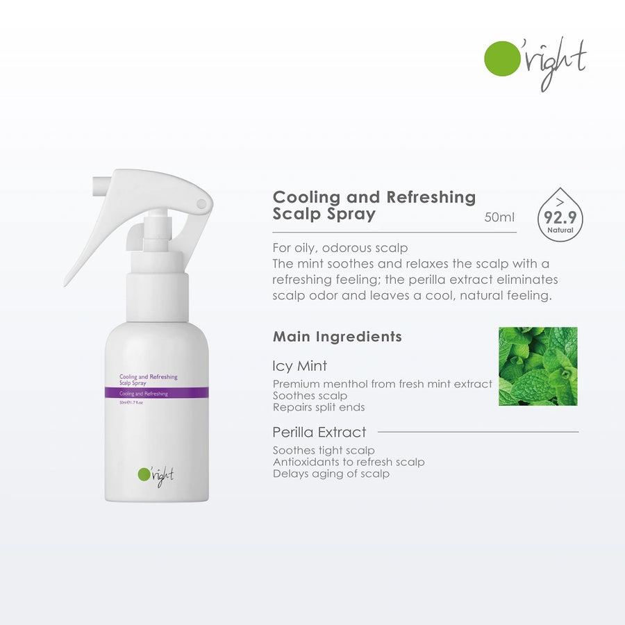 COOLING AND REFRESHING SCALP SPRAY 50ML