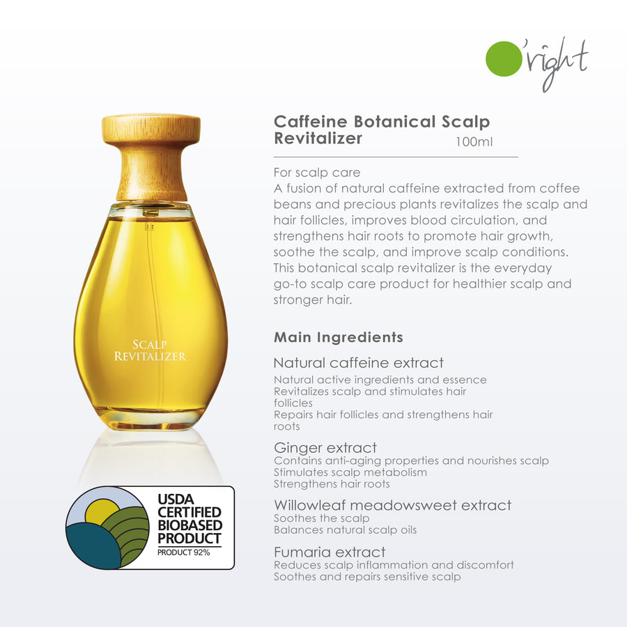 CAFFEINE BOTANICAL SCALP REVITALIZER 100ML